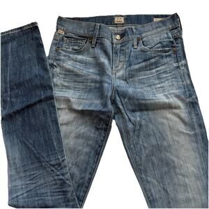 Citizens of Humanity Ava Jeans Womens 25 Low Rise Straight Leg Blue Denim USA